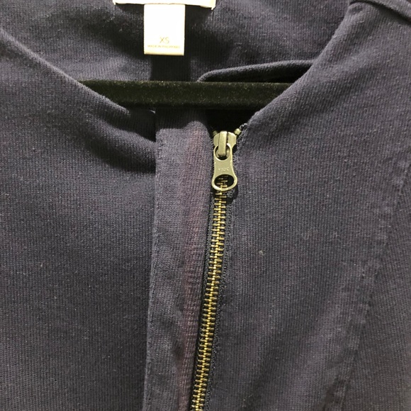 LOFT XS blue sweater jacket - Picture 3 of 4
